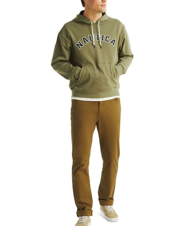 ナウティカ メンズ ボトムス カジュアルパンツ パンツ Nautica Mens StraightFit Stretch Pants Med Green グリーン