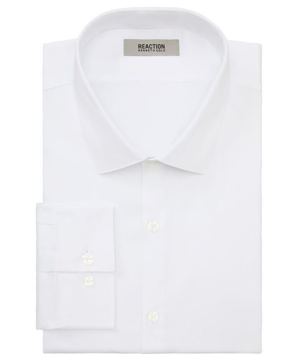 ケネスコール メンズ トップス シャツ スリムフィット Kenneth Cole Reaction Mens Slim Fit Stretch Dress Shirt White ホワイト ケネスコール メンズ トップス シャツ スリムフィット Kenneth Cole Reaction Mens Slim Fit Stretch Dress Shirt White ホワイト