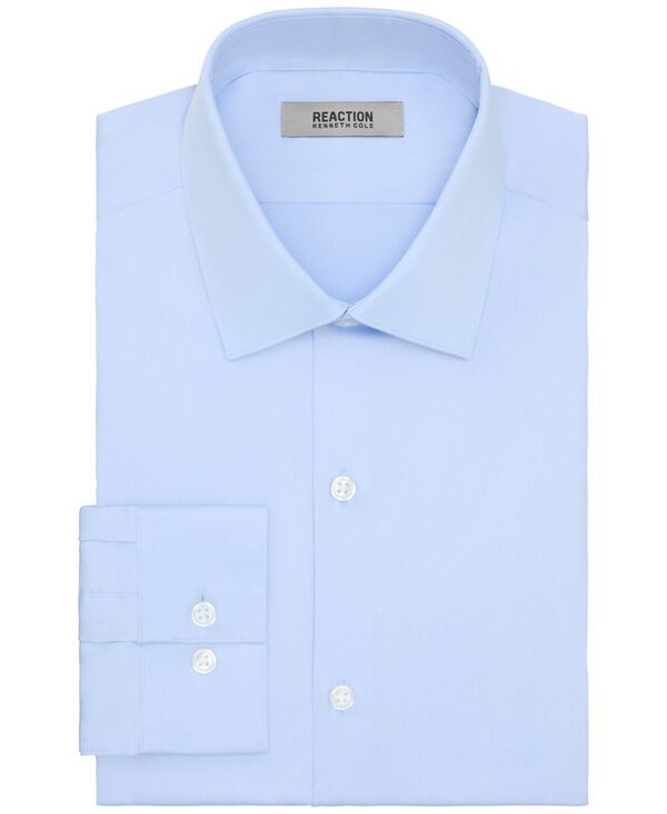 ケネスコール メンズ トップス シャツ スリムフィット Kenneth Cole Reaction Mens Slim Fit Stretch Dress Shirt Sky Blue ブルー