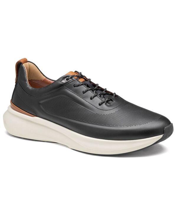 ジョンストンアンドマーフィー メンズ シューズ スニーカー Johnston Murphy Mens XC Declan UThroat Round Toe Sneakers Black Waterproofull Grain ブラック