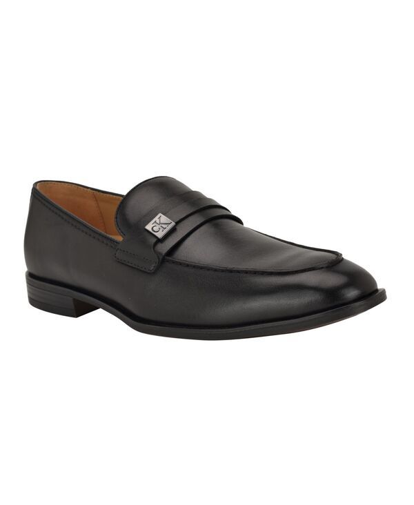 カルバンクライン メンズ シューズ スリッポン・ローファー Calvin Klein Mens Obexx DresslipOn Loafers Black ブラック