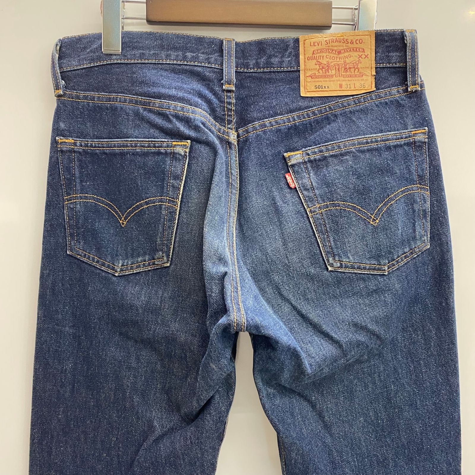 リーバイス Levi's 90's USA製 501 97年製 501刻印 デニム ブルー W31 L36サイズ 201MB-1505 VB