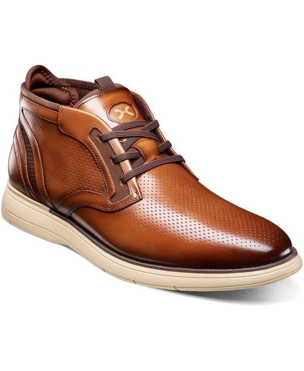 ステイシーアダムス メンズ シューズ ブーツ・レインブーツ Stacy Adams Mens Eastmont Almond Toe Chukka Boots Cognac