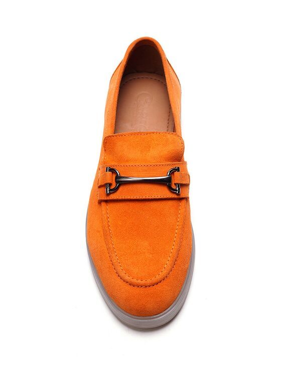 カルロスサンタナ メンズ シューズ スリッポン・ローファー Carlos by Carlosantana Mens Funkadelic Bit Loafers Orange suede オレンジ カルロスサンタナ メンズ シューズ スリッポン・ローファー Carlos by Carlosantana Mens Funkadelic Bit Loafers Orange suede オレンジ