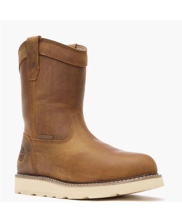 ジョージブーツ メンズ シューズ ブーツ・レインブーツ Tシャツ GEORGIA BOOT Mens Core 37 Wedge 10 Steel Toe Waterproof PullOn Work Boot Barracuda gold ゴールド