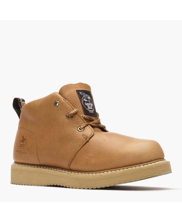 ジョージブーツ メンズ シューズ ブーツ・レインブーツ GEORGIA BOOT Mens Wedge Chukka Work Boot Barracuda gold ゴールド
