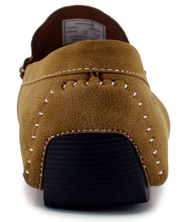 アカデミクス メンズ シューズ スリッポン・ローファー Akademiks Mens Weston Slip On Buckle Loafers Wheat