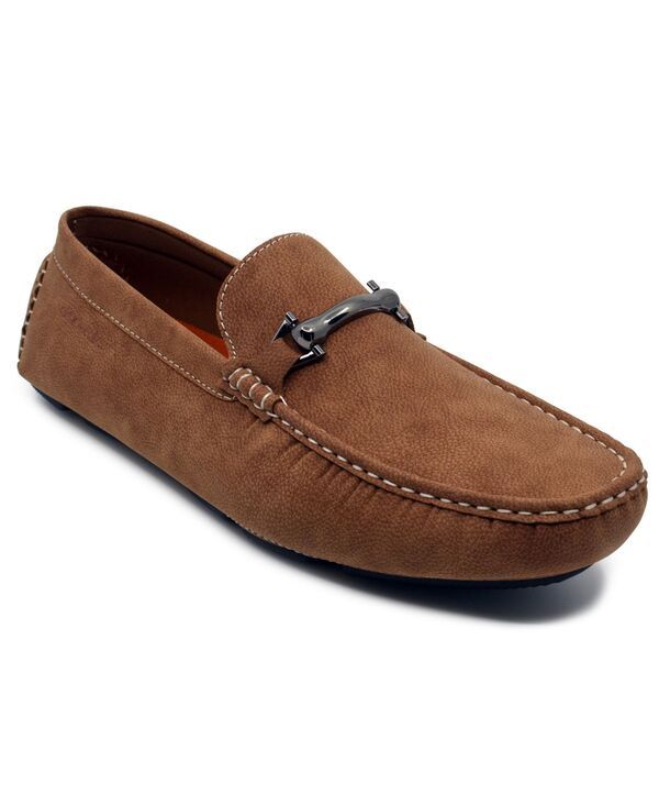 アカデミクス メンズ シューズ スリッポン・ローファー Akademiks Mens Weston Slip On Buckle Loafers Tan タン