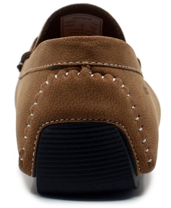 アカデミクス メンズ シューズ スリッポン・ローファー Akademiks Mens Weston Slip On Buckle Loafers Tan タン