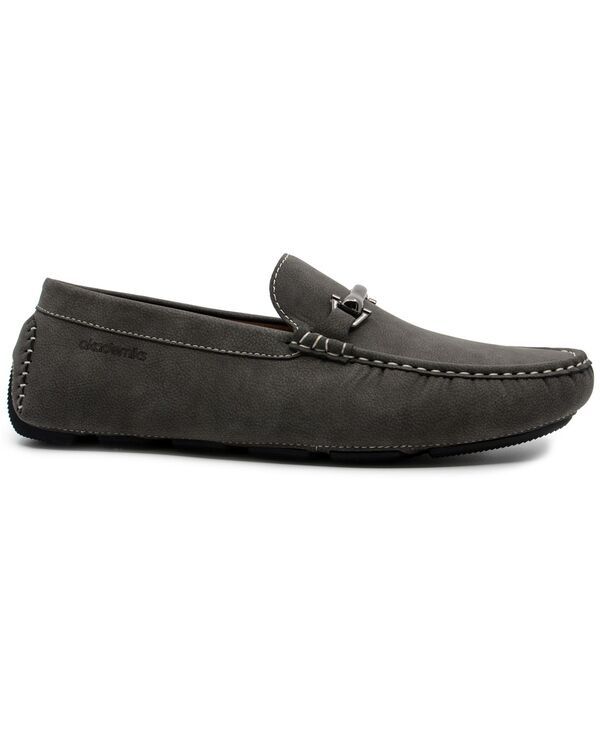 アカデミクス メンズ シューズ スリッポン・ローファー Akademiks Mens Weston Slip On Buckle Loafers Gray グレー