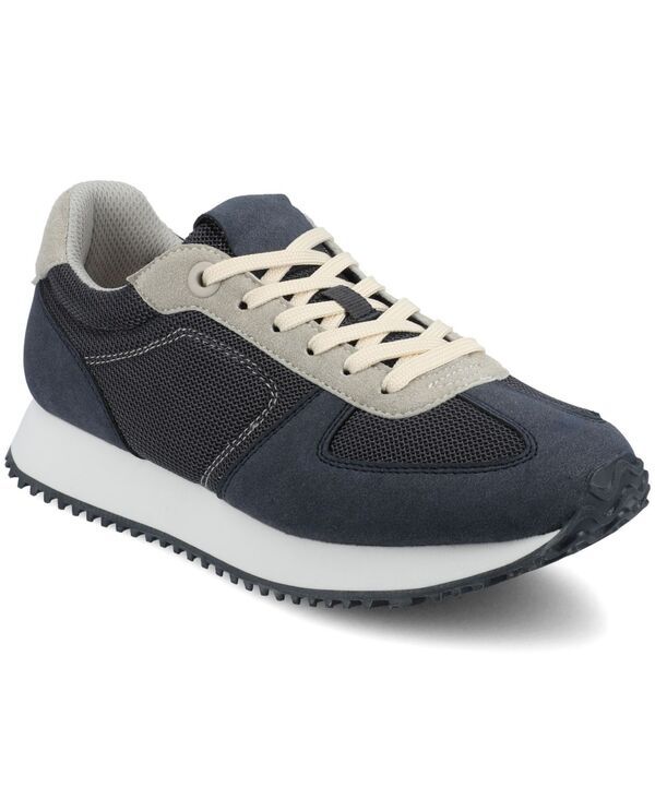 ジュルネ コレクション レディース シューズ スニーカー レース Journee Collection Womens Flow Lace Up Sneakers Navy ネイビー