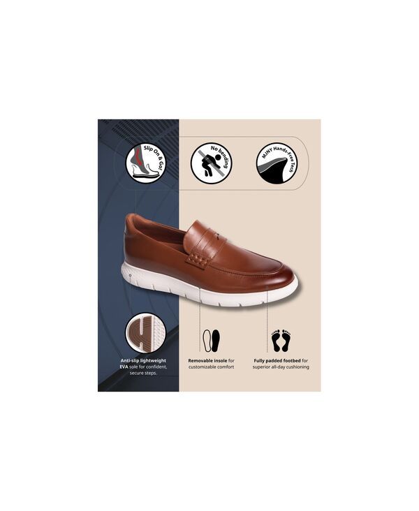 マークジョセフニューヨーク メンズ シューズ スリッポン・ローファー レザー Marc Joseph New York Mens Douglastreet HandsFree Slip On Technology Lightweight Leather Pen マークジョセフニューヨーク メンズ シューズ スリッポン・ローファー レザー Marc Joseph New York Mens Douglastreet HandsFree Slip On Technology Lightweight Leather Pen