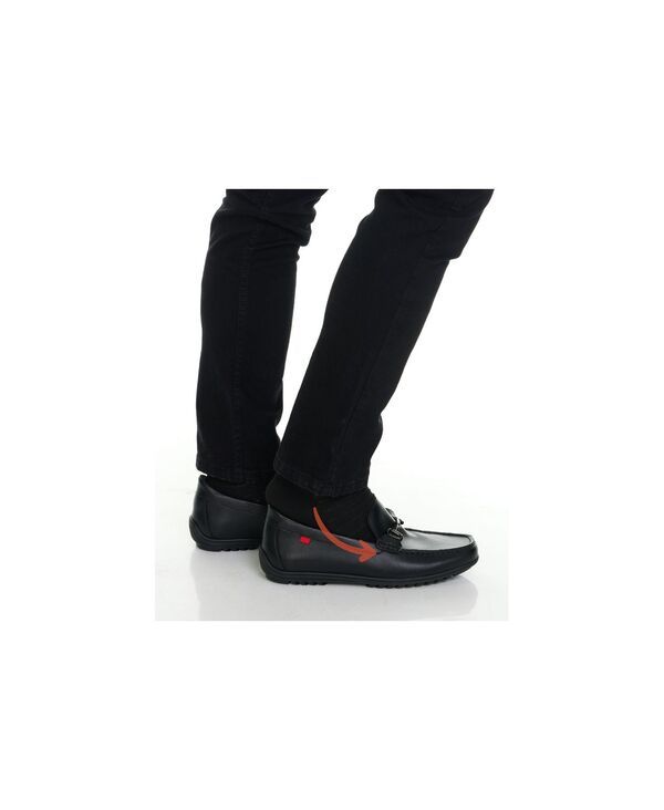 マークジョセフニューヨーク メンズ シューズ スリッポン・ローファー Marc Joseph New York Mens Elliot Road HandsFree Slip On Technology Buckle Loafers Black grainy マークジョセフニューヨーク メンズ シューズ スリッポン・ローファー Marc Joseph New York Mens Elliot Road HandsFree Slip On Technology Buckle Loafers Black grainy