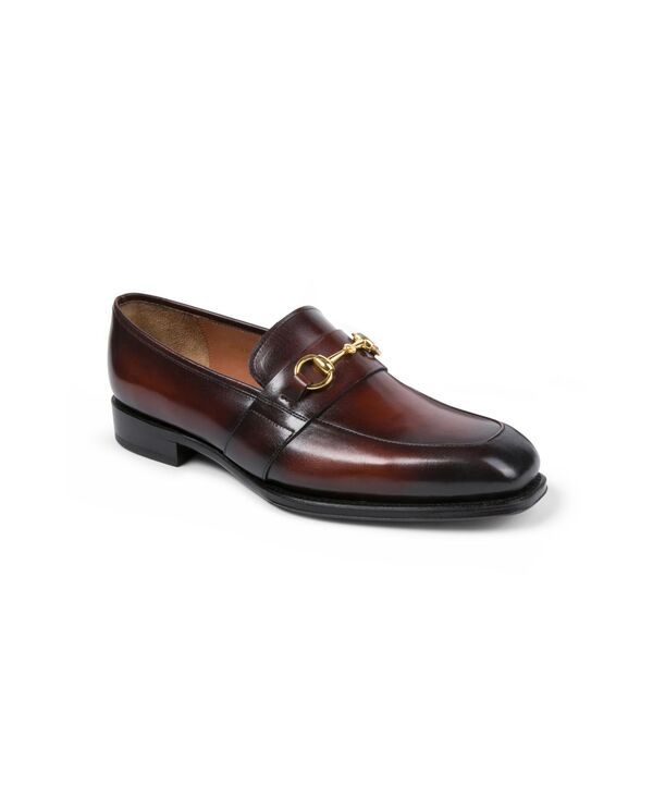 アンソニー ヴィア メンズ シューズ スリッポン・ローファー Anthony Veer Mens Verona Bit Loafer Dresshoe Cognac Antique