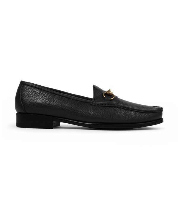 アンソニー ヴィア メンズ シューズ スリッポン・ローファー Anthony Veer Mens Lucca Bit Loafer Black ブラック
