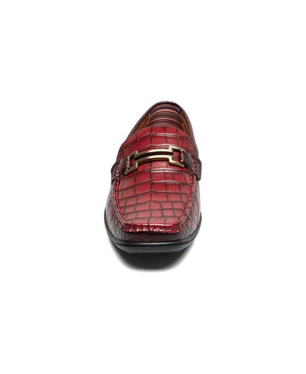 ステイシーアダムス メンズ シューズ スリッポン・ローファー Stacy Adams Mens Embrey Moc Toe Bit Slip On Loafer Wine ワイン