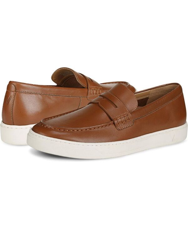 バイオニック メンズ シューズ スリッポン・ローファー Vionic Mens Thompson Loafers Tan brown leather ブラウン