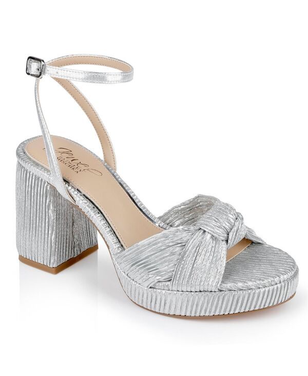 ジュウェルダグレイミシュカ レディース シューズ サンダル プラットフォーム Jewel Badgley Mischka Womens Tyler Platform Sandals Silver シルバー
