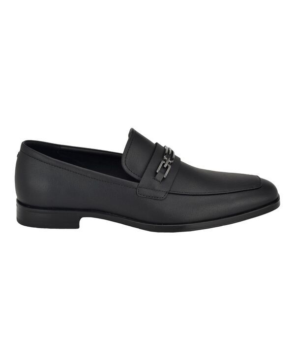 ゲス メンズ シューズ スリッポン・ローファー ローファー GUESS Mens Hendo Square Toe Slip On Dress Loafers Saffiano Black ブラック ゲス メンズ シューズ スリッポン・ローファー ローファー GUESS Mens Hendo Square Toe Slip On Dress Loafers Saffiano Black ブラック