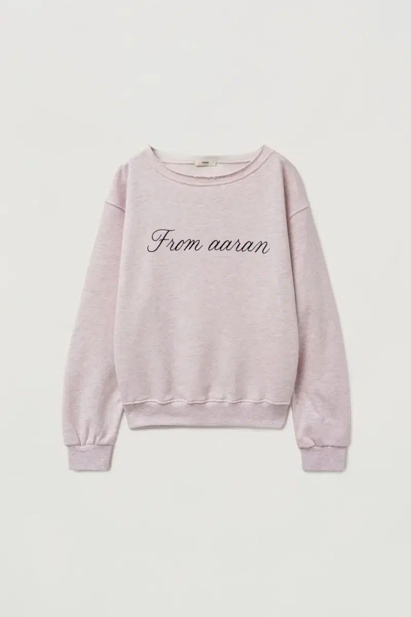 アレン Cut-off one shoulder sweatshirt ピンク