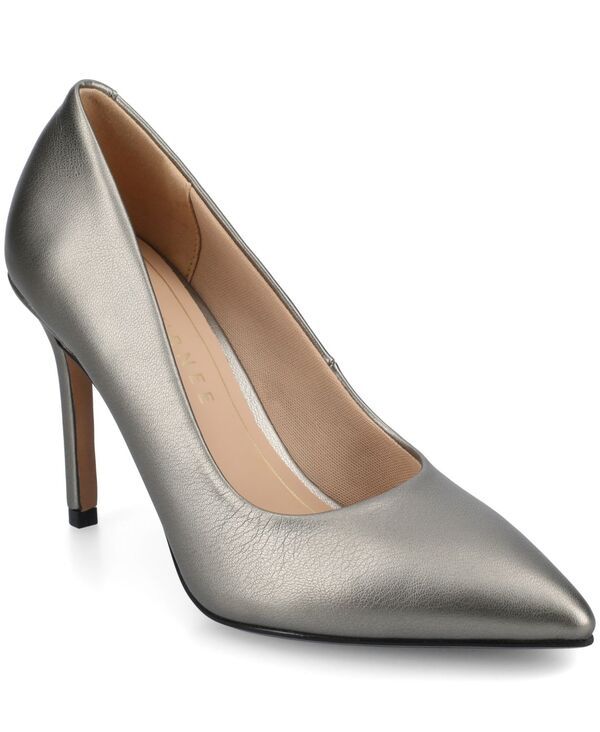 ジュルネ コレクション レディース シューズ パンプス Journee Collection Womens Venus Pointed Toe Comfort Dress Pumps Pewter ピューター