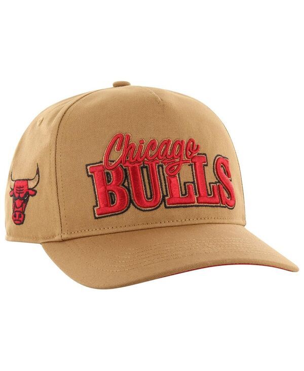 47 ブランド メンズ アクセサリー 帽子 47 Brand Mens Tan Chicago Bulls Barnes Hitch Adjustable Hat Tan タン