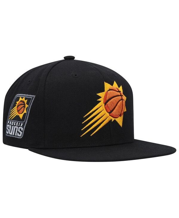 ミッチェルネス メンズ アクセサリー 帽子 Mitchell Ness Mens Black Phoenix Suns Side Core 20 Snapback Hat Black ブラック