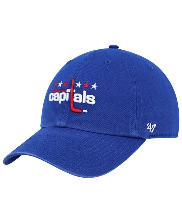 47 ブランド メンズ アクセサリー 帽子 キャップ 47 Brand Mens Royal Washington Capitals Clean Up Adjustable Hat Royal