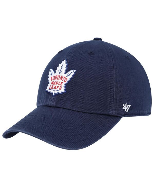 47 ブランド メンズ アクセサリー 帽子 47 Brand Mens Navy Toronto Maple Leafs Clean Up Adjustable Hat Navy ネイビー