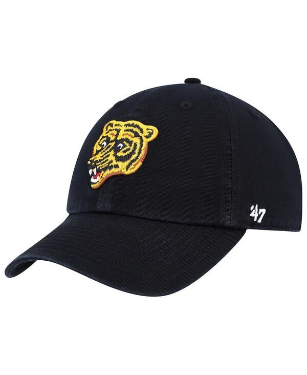 47 ブランド メンズ アクセサリー 帽子 47 Brand Mens Black Boston Bruins Clean Up Adjustable Hat Black ブラック