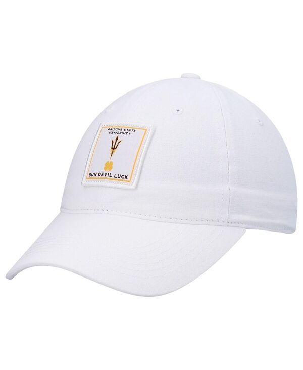 ブラック クローバー メンズ アクセサリー 帽子 Black Clover Mens White Arizona State Sun Devils Dream Adjustable Hat White ホワイト