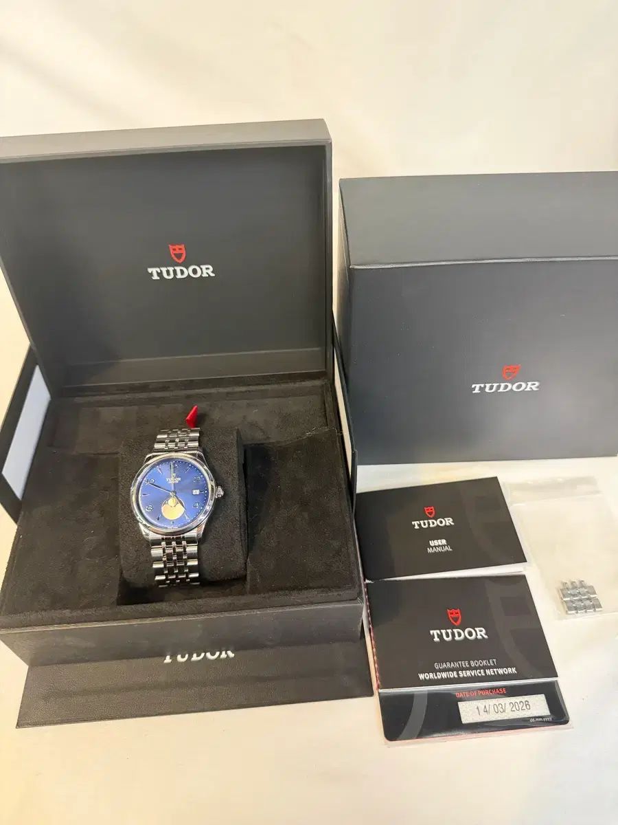 正規品 TUDOR チューダー 新作 ルナ デニム版 スチール