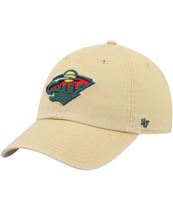 47 ブランド メンズ アクセサリー 帽子 47 Brand Mens Gold Minnesota Wild Clean Up Adjustable Hat Gold ゴールド