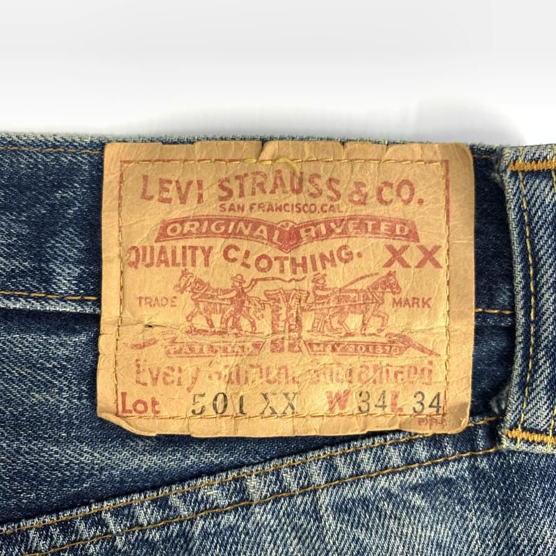 中古】LEVI'S 501XX 1955モデル復刻 W34 L34 インディゴ リーバイス[92