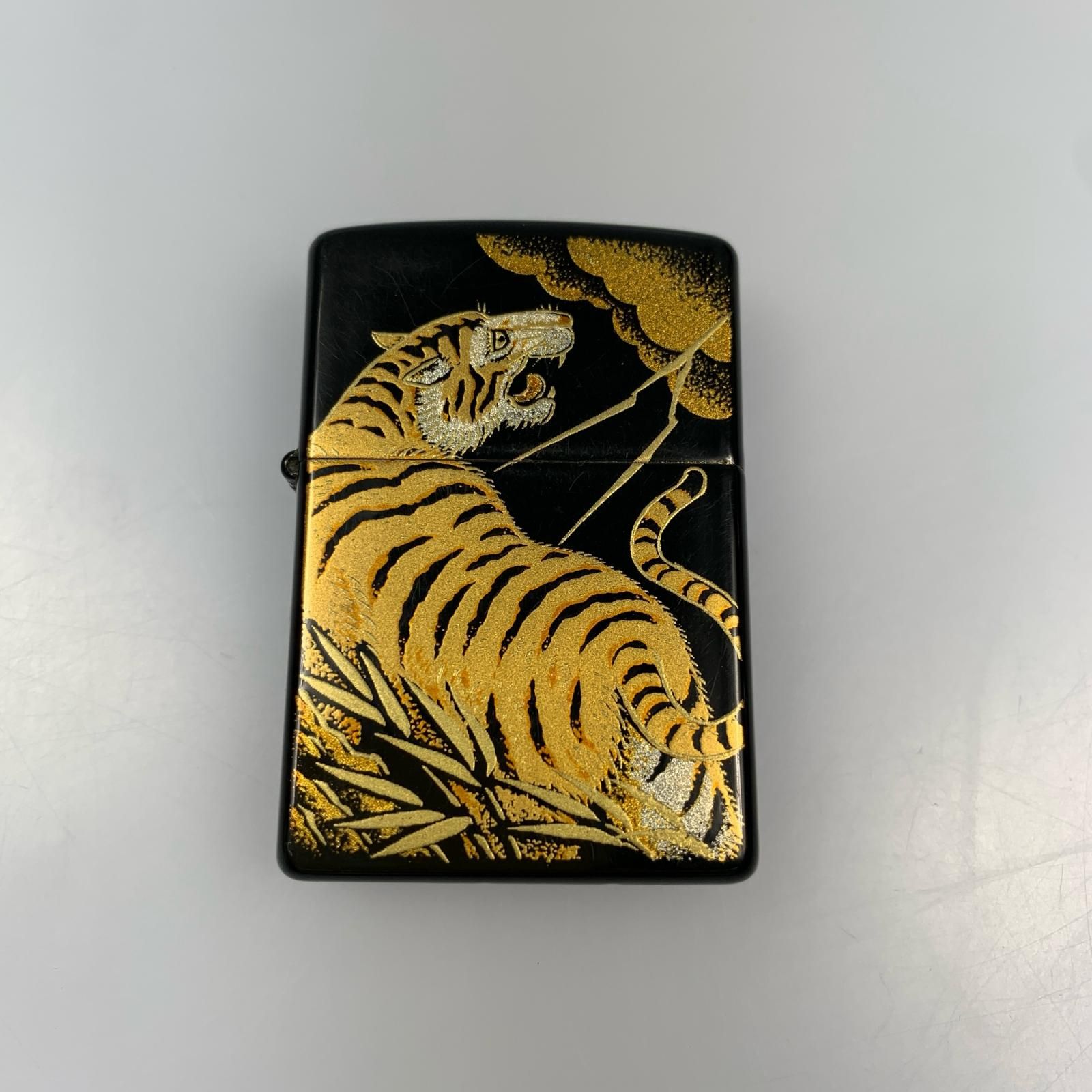 【姫路東店】 中古 ZIPPO | ジッポ ライター 本金蒔絵金墨絵 年式:2007年製 ブラック 【134】