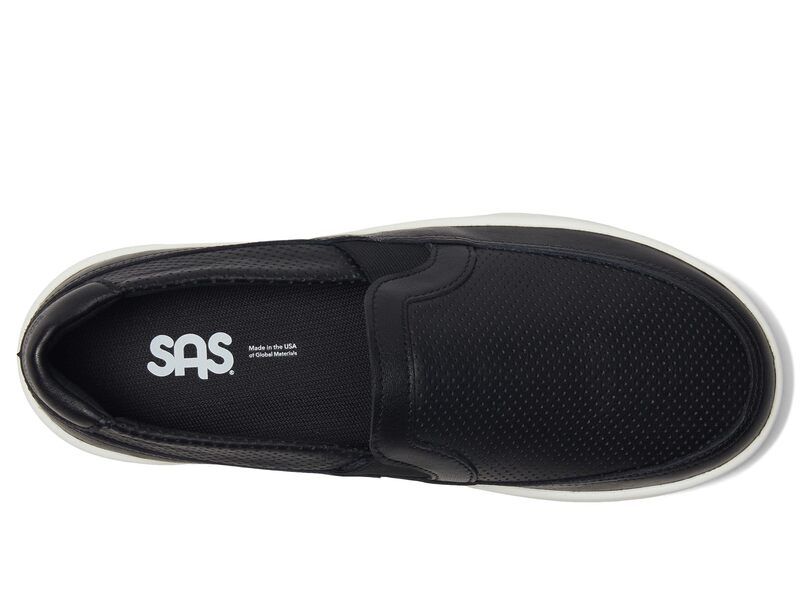 サス レディース シューズ スリッポン・ローファー SAS Chuyx Slip On Comfort Loafer Black Perf ブラック