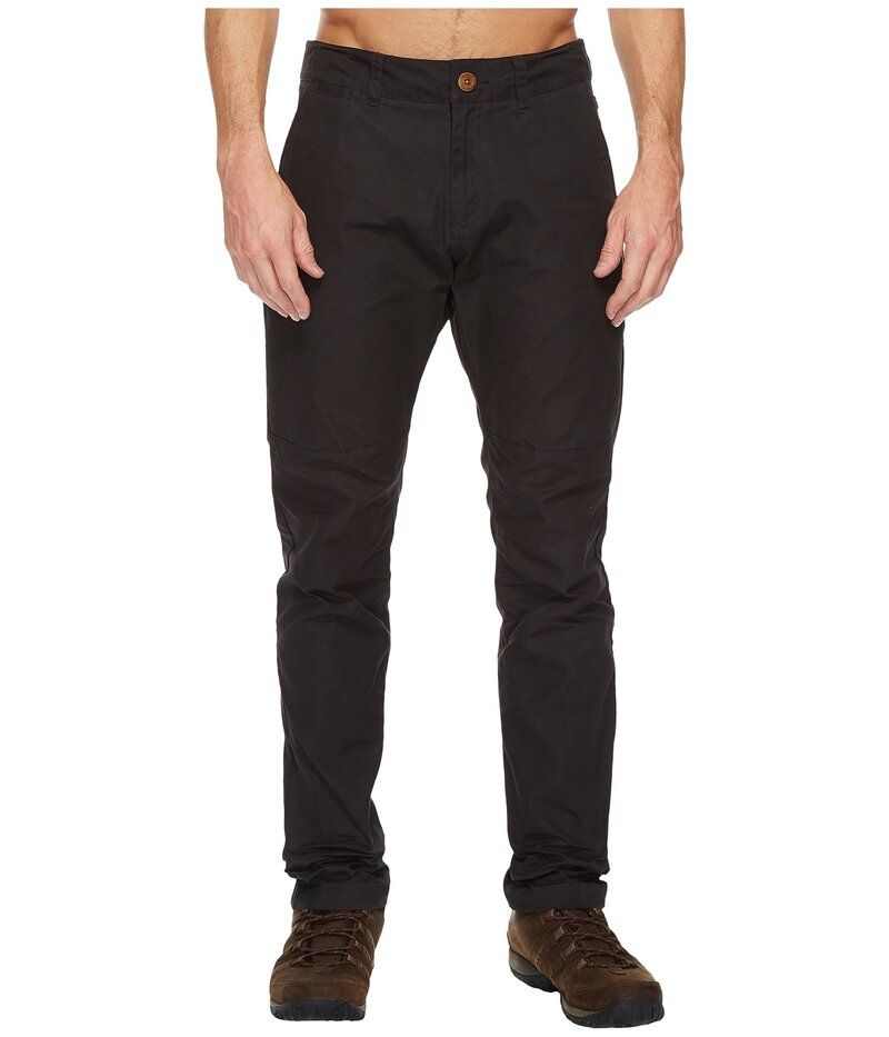 フェールラーベン メンズ ボトムス カジュアルパンツ Fjallraven Sormland Tapered Trousers Dark Grey グレー