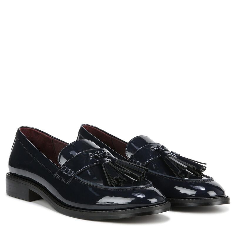 フランコサルト レディース シューズ スリッポン・ローファー Franco Sarto Carolyn Low Slipons Navy Synthetic ネイビー