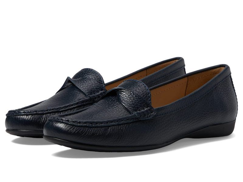 マークジョセフニューヨーク レディース シューズ スリッポン・ローファー MARC JOSEPH NEW YORK Beverley Road Navy Tumbled ネイビー