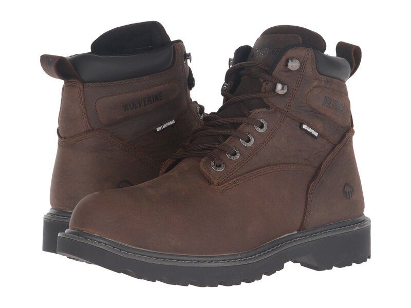 ウルヴァリン メンズ シューズ ブーツ・レインブーツ Wolverine Floorhand Soft Toe Dark Brown ブラウン