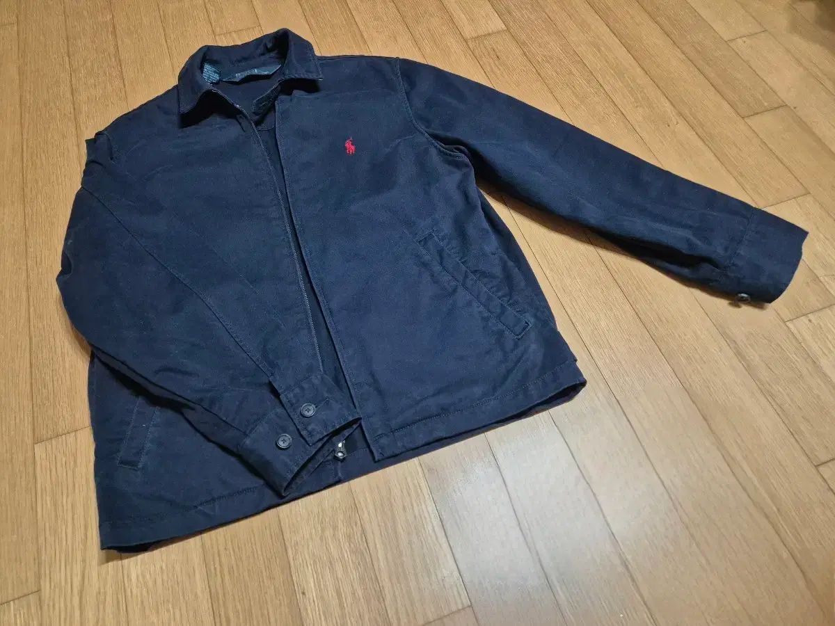 ヴィンテージ ポロ ラルフローレン ネイビー スイングトップ ジャケット