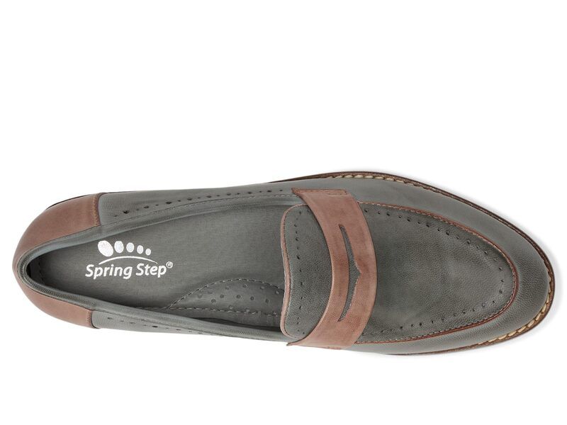 スプリングステップ レディース シューズ スリッポン・ローファー Spring Step Loafette Slate Multi スレート