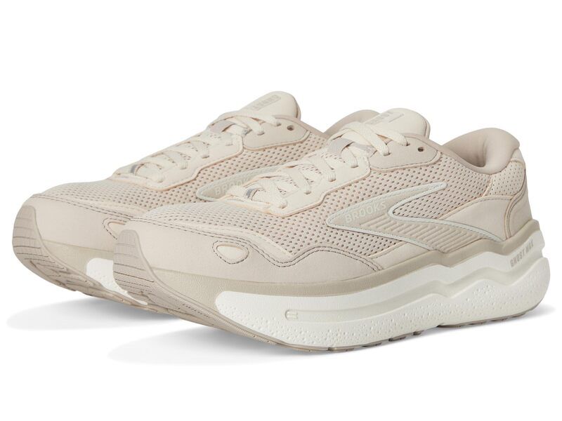 ブルックス レディース シューズ スニーカー スエード Brooks Ghost Max SE Suede Almond PeachCh ピーチ