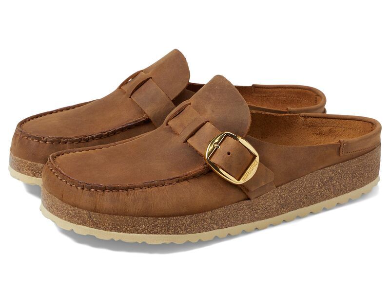 ビルケンシュトック レディース シューズ サンダル レザー Birkenstock Buckley Oiled Leather Cognac