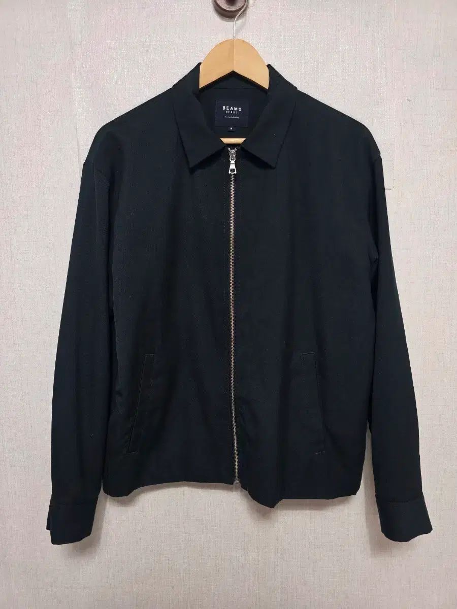 ビームス ジップアップ ジャケット ダークグリーン