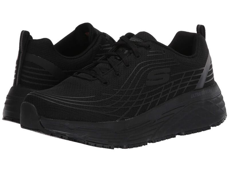 スケッチャーズ レディース シューズ スニーカー SKECHERS Work Elite SR Black ブラック