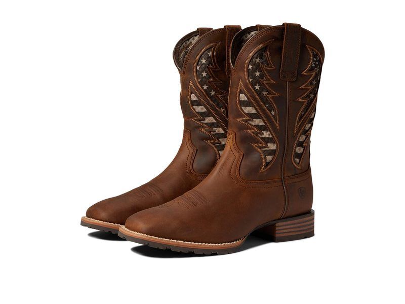 アリアト メンズ シューズ ブーツ・レインブーツ Ariat Hybrid VentTEK Distressed Brow