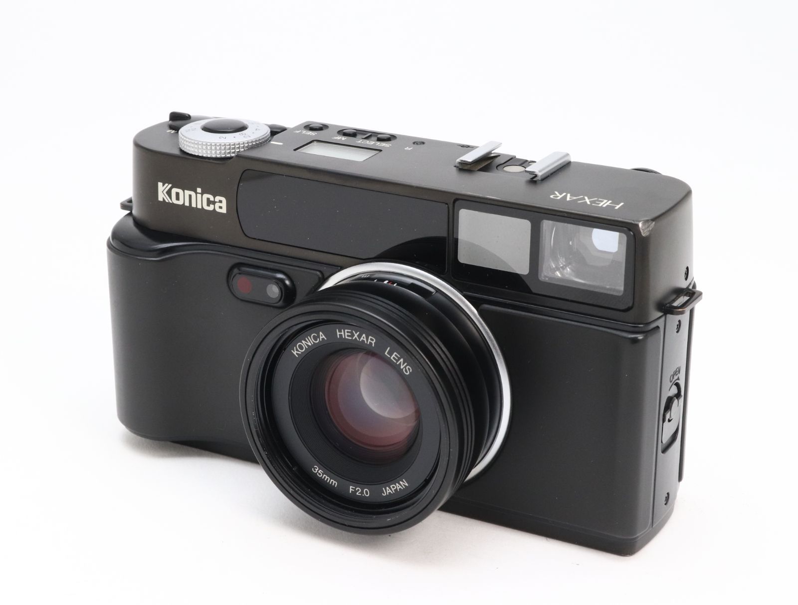 AB (良品) KONICA コニカ HEXAR ヘキサー 35mm F2 ブラック コンパクト