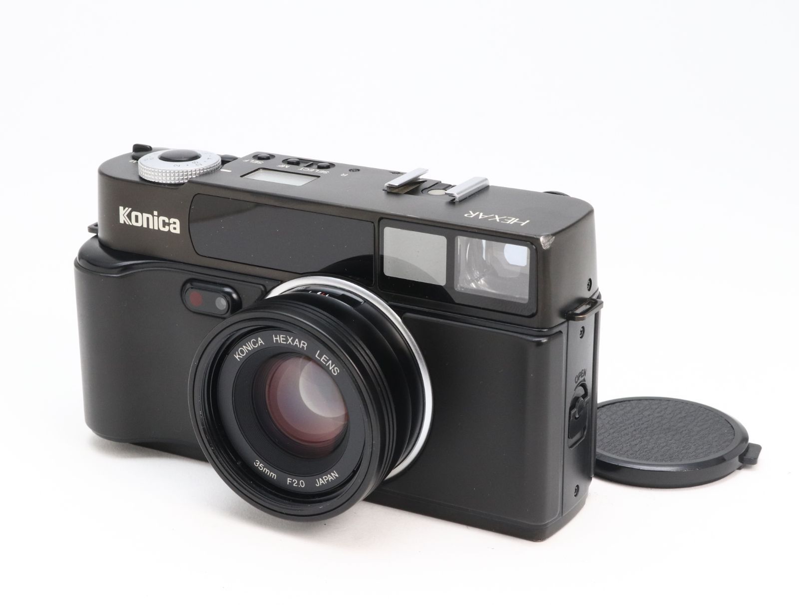 AB (良品) KONICA コニカ HEXAR ヘキサー 35mm F2 ブラック コンパクト