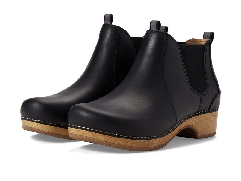 ダンスコ レディース シューズ ブーツ・レインブーツ Dansko Becka Black Oiled Pul ブラック